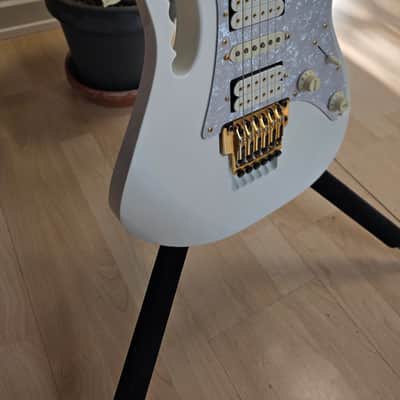 Ibanez JEM-7V TEAM J. CRAFT Prestige Steve Vai Signature 2008 White MIJ Japan JEM7V 7 6 String Pro Artist Guitar CASE QUEEN Tree of Life HSH Scalloped Super Strat image 17