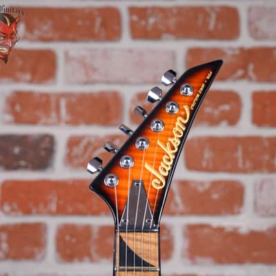 Jackson USA Custom Shop RR HS TOM MAH Rhoads Flame Maple Slab Top 3-Color Sunburst 2025 w/OHSC image 9