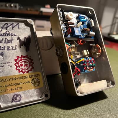 Analogman Sun Face Red Dot NKT-275 Germanium Fuzz with Sun Dial