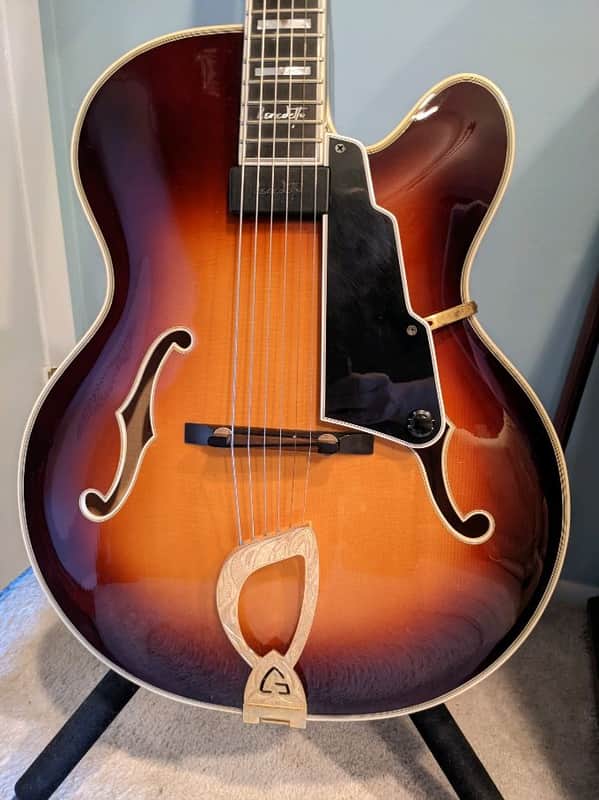 Stunning 2000 Guild/Benedetto Artist Award Signature Model Antique Burst Mint! YouTube video below Recently had a professional setup. image 1