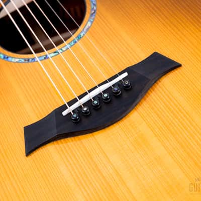 2022 Taylor Custom Grand Auditorium Acoustic Electric Guitar Adirondack Spruce + Mahogany image 9