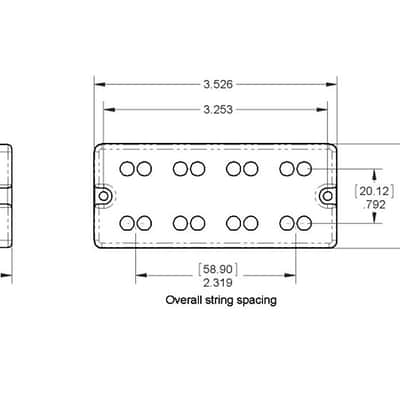 Seymour Duncan SSB-4NYC NYC Passive Soapbar String Bass pickup set image 2