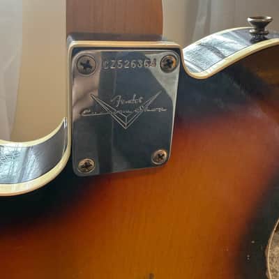Fender Custom Shop ’62 Telecaster Relic 2016 Sunburst image 4