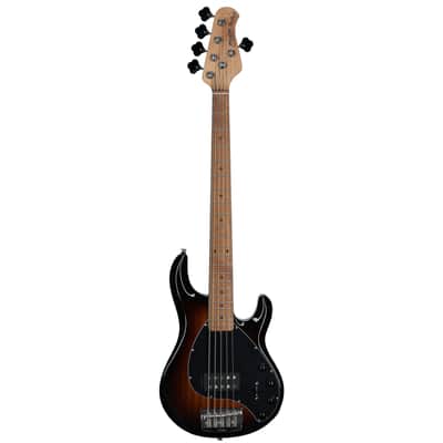 Sterling by Music Man StingRay RAY35 Electric Bass, Vintage Sunburst, Open Box (Very Good) image 3