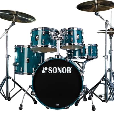 Sonor AQ1 Studio Set - Caribbean Blue (AQ1-STUDIOWMCCB) image 4