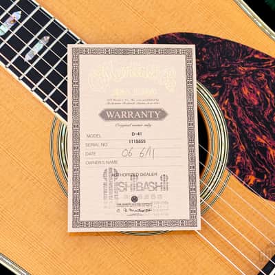 2005 Martin D-41 Dreadnought Acoustic Guitar Near-Mint w/ Case & Tags image 20