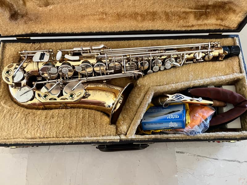 Selmer Saxophone ALTO SUPER ACTION 80 SERIE II 1998 Verni Gold Gravure image 1