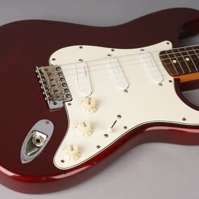 Fender USA Yngwie Malmsteen Signature Stratocaster - 1997 - Candy Apple Red w/Rosewood image 17