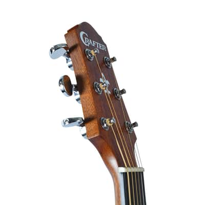 Crafter Silver Series 100 Dreadnought Cutaway Acoustic Electric Guitar - Natural image 4