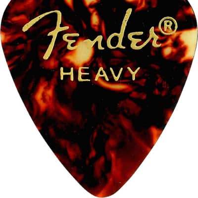 Fender 351 Classic Celluloid Guitar Picks - SHELL - HEAVY - 144-Pack (1 Gross) image 5