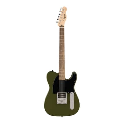 Squier Sonic Esquire H with Laurel Fingerboard and Black Pickguard (Olive) image 1