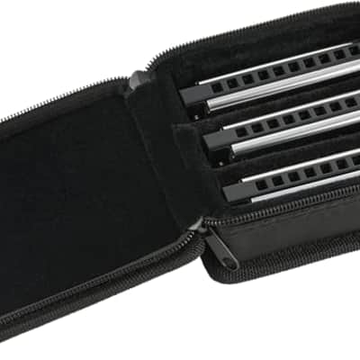 Fender Blues Deluxe Harmonica, Pack of 3, with Case image 5