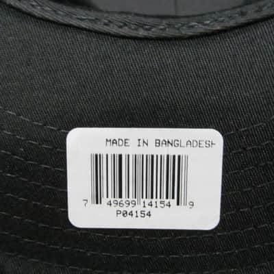 Ernie Ball Black with White Ernie Ball Logo Snapback Hat image 2