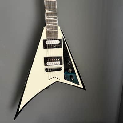 Jackson JS Series JS32T Rhoads with Amaranth Fretboard 2019 - Present - White with Black Bevels image 3
