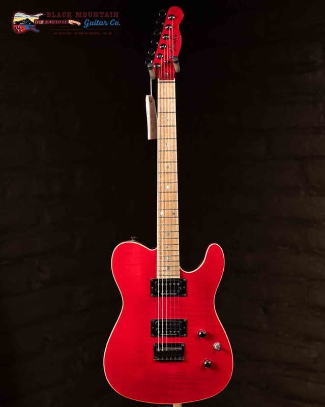 Fender Special Edition Custom Telecaster Crimson Red Transparent image 1
