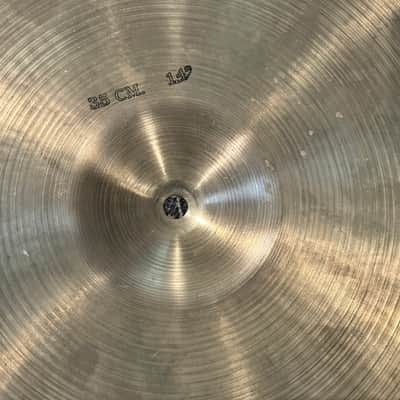 Vintage SABIAN 14" AA Regular Hi-Hat Cymbals PAIR 1985-2001 - Natural Patina image 12