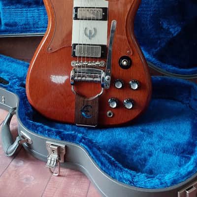 Vintage Epiphone Crestwood Custom 1961 - 1962 Cherry Red With Case image 1