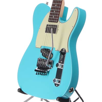 Fender Custom Shop Telecaster Pro NOS with Floyd Rose - Taos Turquoise, Premium Setup (X6) (86845) image 4