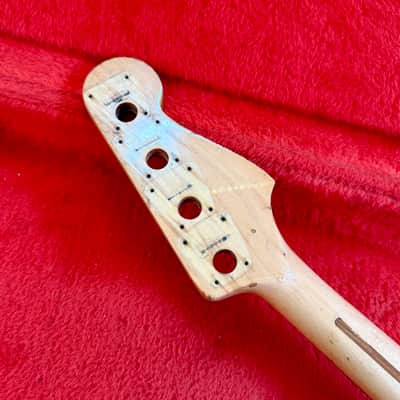 LEFTY! -Fender Precision bass neck 1972 - Maple original vintage USA left handed LH image 3