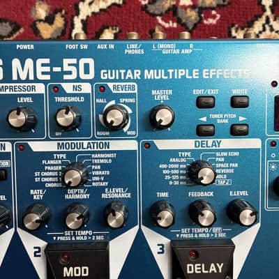 BOSS ME-50 Guitar Multiple Effects COSM Multi-Effects Pedal w/ Original Box image 4