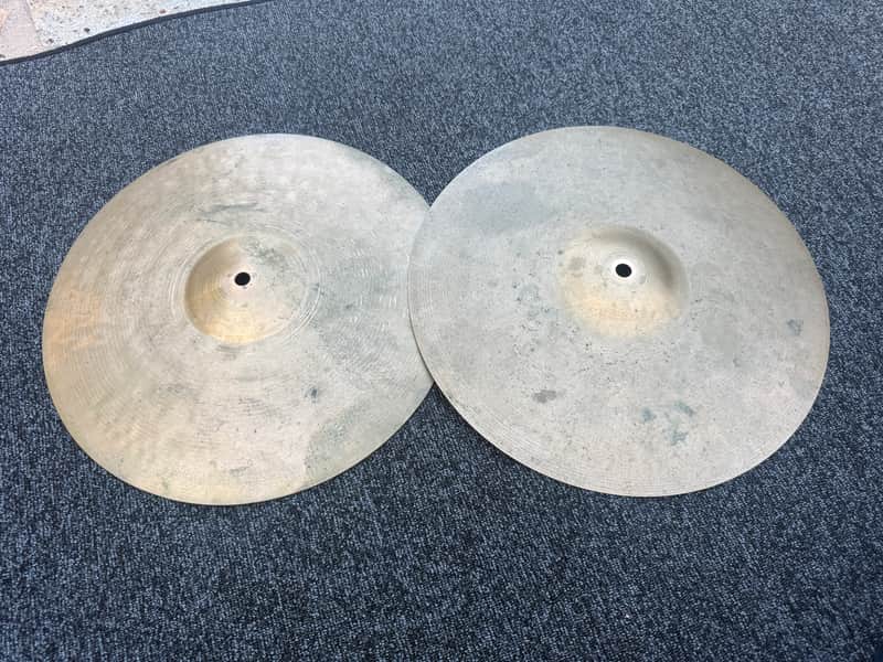 Paiste 14" Signature Dark Crisp Hi-Hat Cymbals (Pair) 1989 - Present - Traditional image 1
