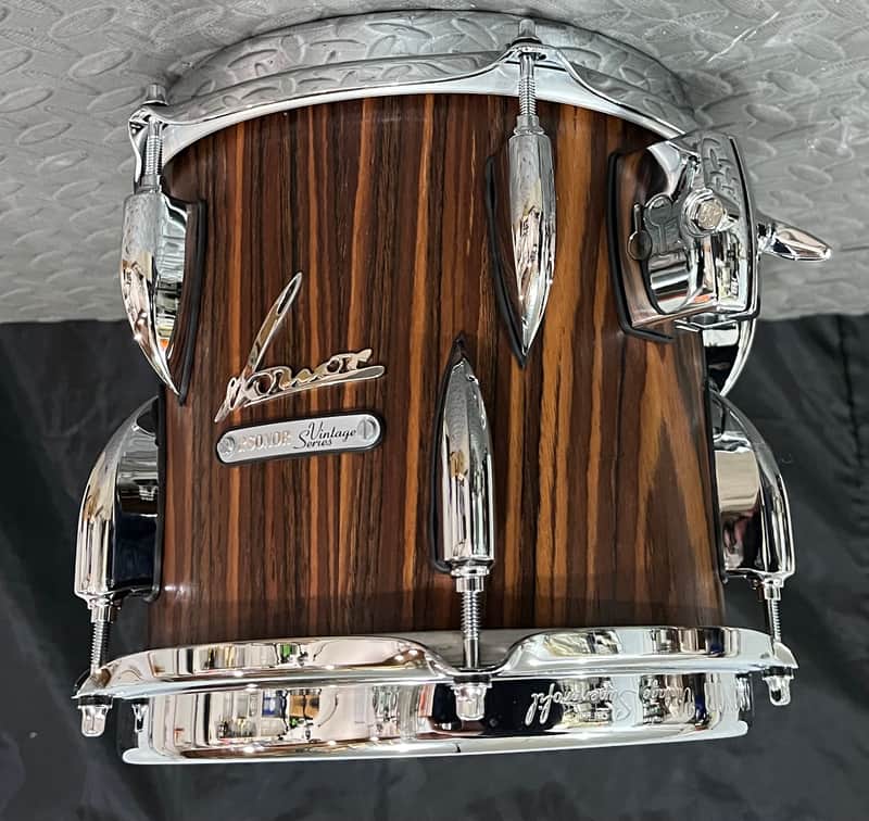 Sonor Vintage Series 8"x8" Mounted Tom Rosewood Semi Gloss image 1