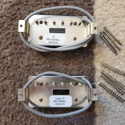 Gibson '57 Classic and Super '57 Pickup Set, Zebra, 4-Conductor image 2