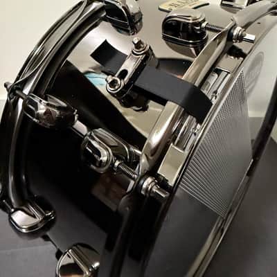 Tama SLP Black Brass 6.5x14 with Powerpad Designer Snare Bag image 11