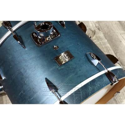 Canopus Yaiba 3pc Bop Drum Set Indigo Matte Lacquer image 3