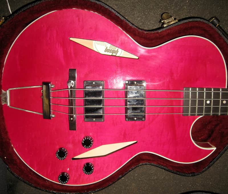 1992 Gibson EB-650 Gloss Wine Red image 1