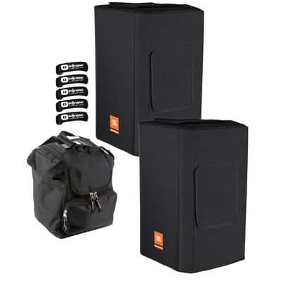 JBL Bags SRX815P-CVR-DLX Deluxe Padded SRX815P Speaker Covers w Ties & Case image 1