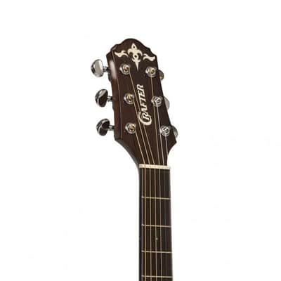 Crafter SM G-MAHO CE Anniversary MAHO Series Grand Auditorium Cutaway Salmon Inlay Design Solid Spruce Top Mahogany Neck 6-String Acoustic-Electric Guitar w/Gig Bag image 8