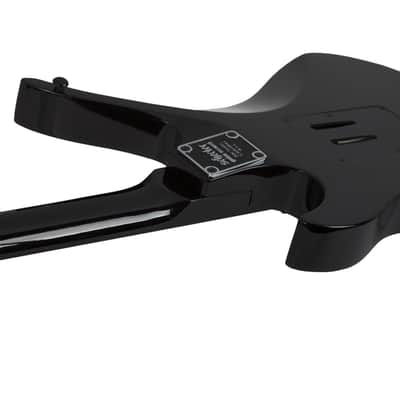Schecter Synyster Standard 2020-21 Black with Silver Pinstripes image 9