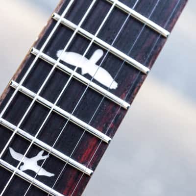PRS SE Custom 24 Burled Ash Limited Edition Natural Electric Guitar w/Bag #G110243 image 10