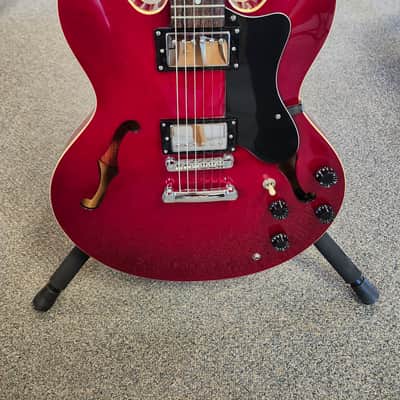 Used 2006 Epiphone Dot Semi-Hollow Electric Guitar, Made in Korea MIK - Cherry w/ Gibson Case image 1