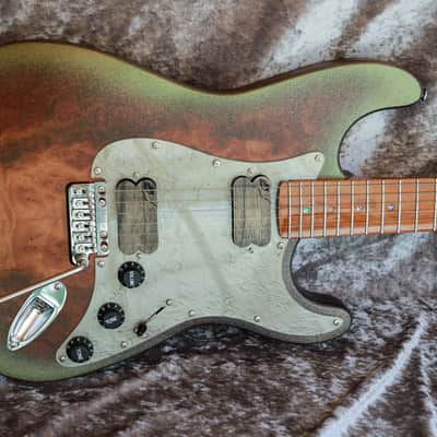GB Liuteria Traditional Strato Vegatrem - Camphor burl image 9