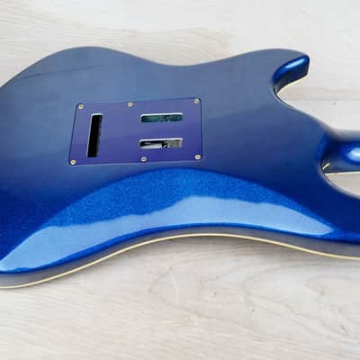 Guyatone LG-2100M Sharp 5 MIJ 1994 Blue Made in Japan w/ Hard Case image 10