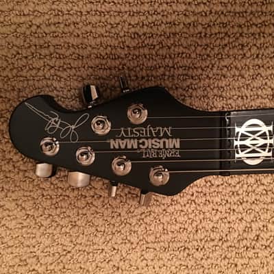 Ernie Ball Music Man Majesty 6 2015 John Petrucci Polar Noir image 8
