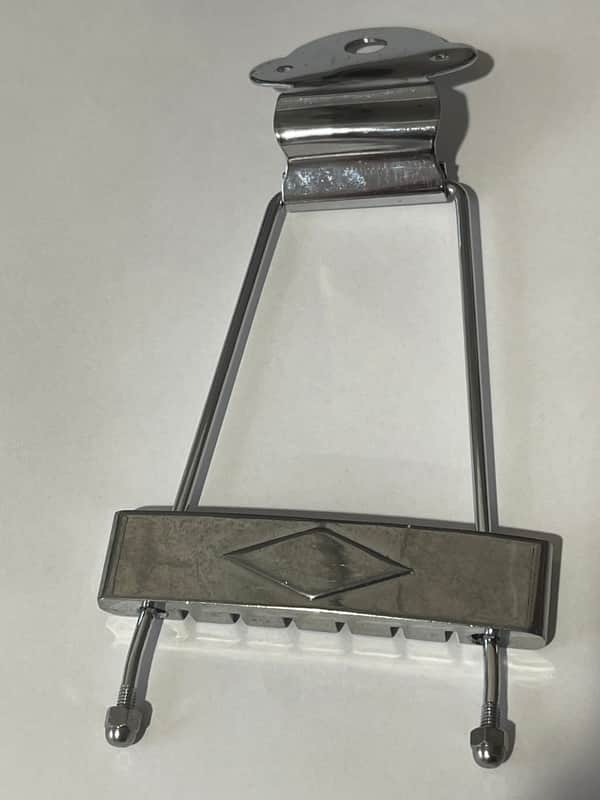 Vintage Original 1965-‘71 Gibson ES-335 Tailpiece Chrome image 1