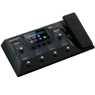 Zoom G6 Multi-Effects Processor with FP02M Expression Pedal for Guitarist image 1