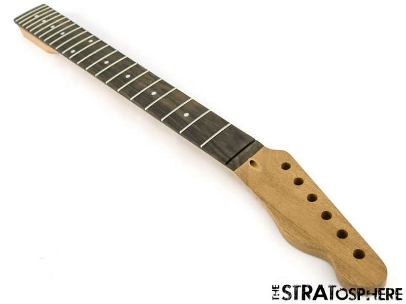 NEW Fender Lic WD Telecaster Tele Replacement NECK MAHOGANY & EBONY Modern 22 image 1