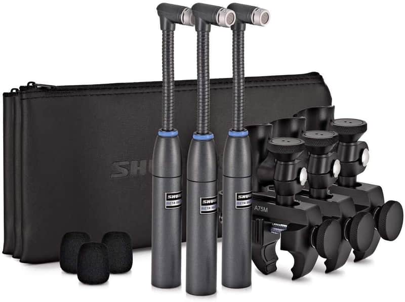 Shure BETA 98AMP Miniature Cardioid Drum Microphone - 3-Pack image 1