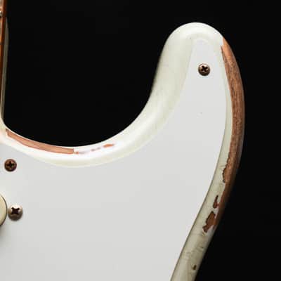 FENDER USA Custom Shop 56 Reissue Stratocaster LTD Super Heavy Relic " Ivory White + Maple" (2023) image 7