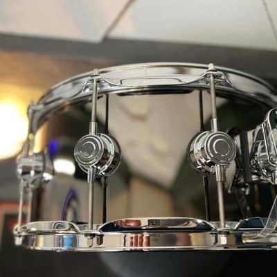 DW DW Collectors Series Black Nickel Over Brass Snare Drum 14x6.5" image 3