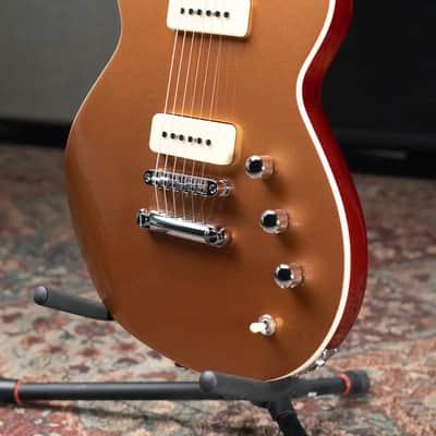 Reverend Sensei 290 Electric Guitar - Metallic Bronze image 4