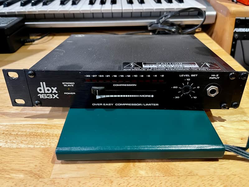 dbx 163X Over Easy Compressor / Limiter 1990s - Black image 1