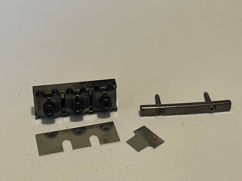 2010's MIM Charvel Pro Mod San Dimas Guitar Cosmo Black BR3 Locking Nut & Retainer Bar image 1