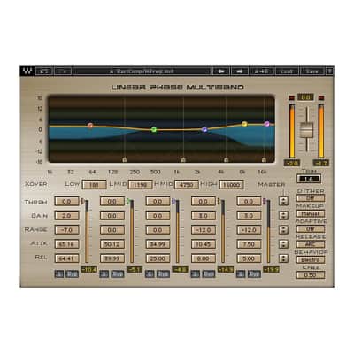 Waves Linear Phase Multiband Compressor imagen 2