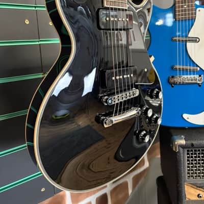 Burny Les Paul Custom P90 Ebony 2023 Electric Guitar | Reverb Canada