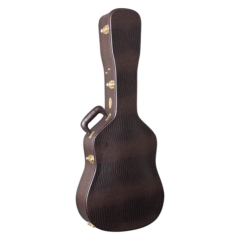 Martin D-14F 345 3-Ply Hardshell Guitar Case - Deep 2-Tone Brown image 1